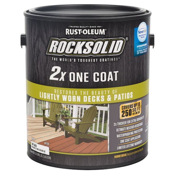 Rocksolid RustOleum 2X Solid Tintable Tint Base WaterBased Acrylic